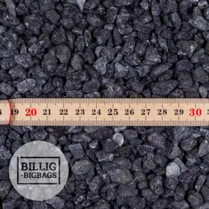 Sorte Granitskærver 5-8 mm.
