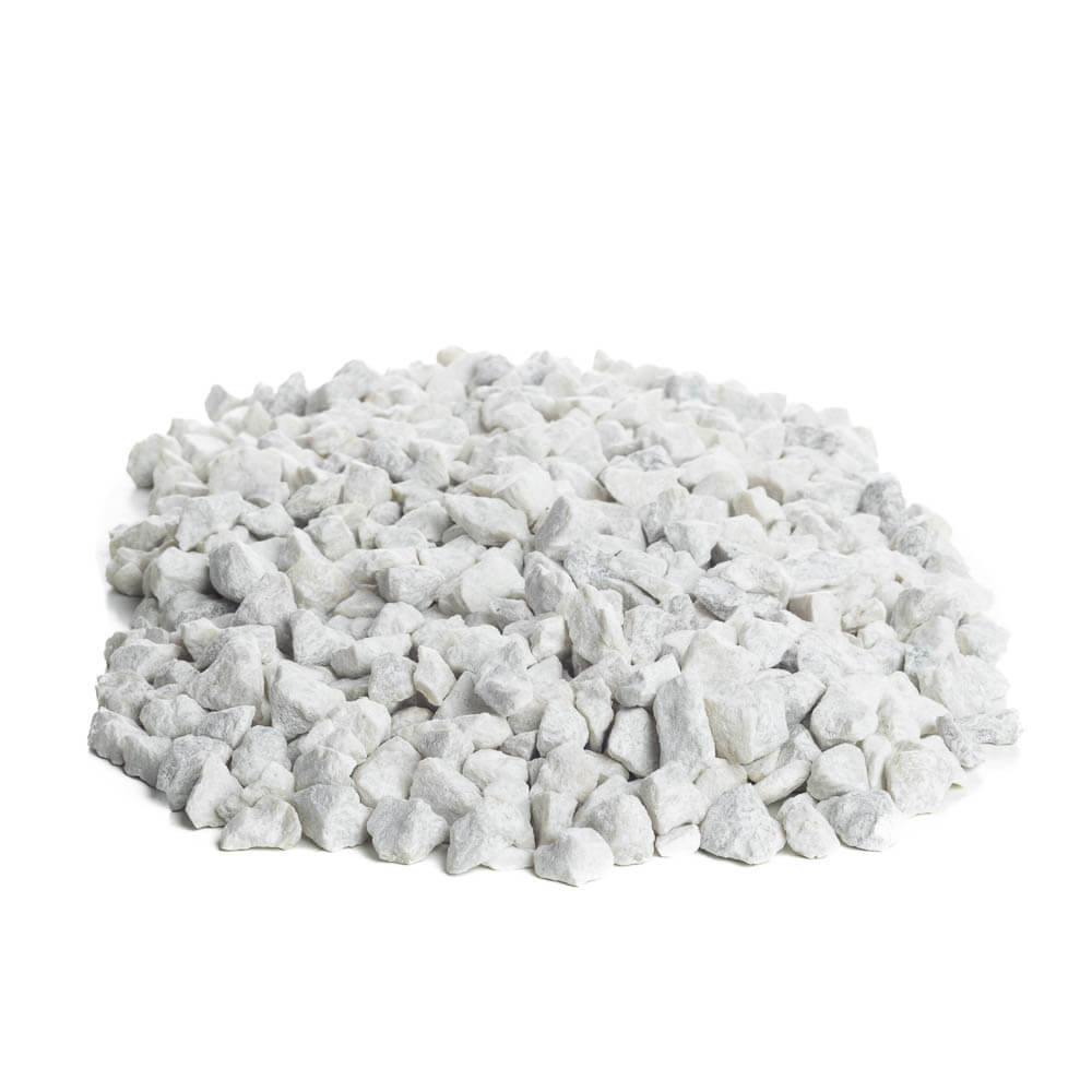 Hvide Granitskærver 8-11 mm.