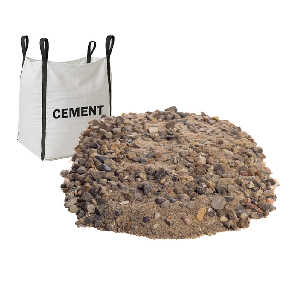 Støbemix 0-8 mm. + Cement