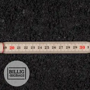 Sort Stenmel 0-2 mm.