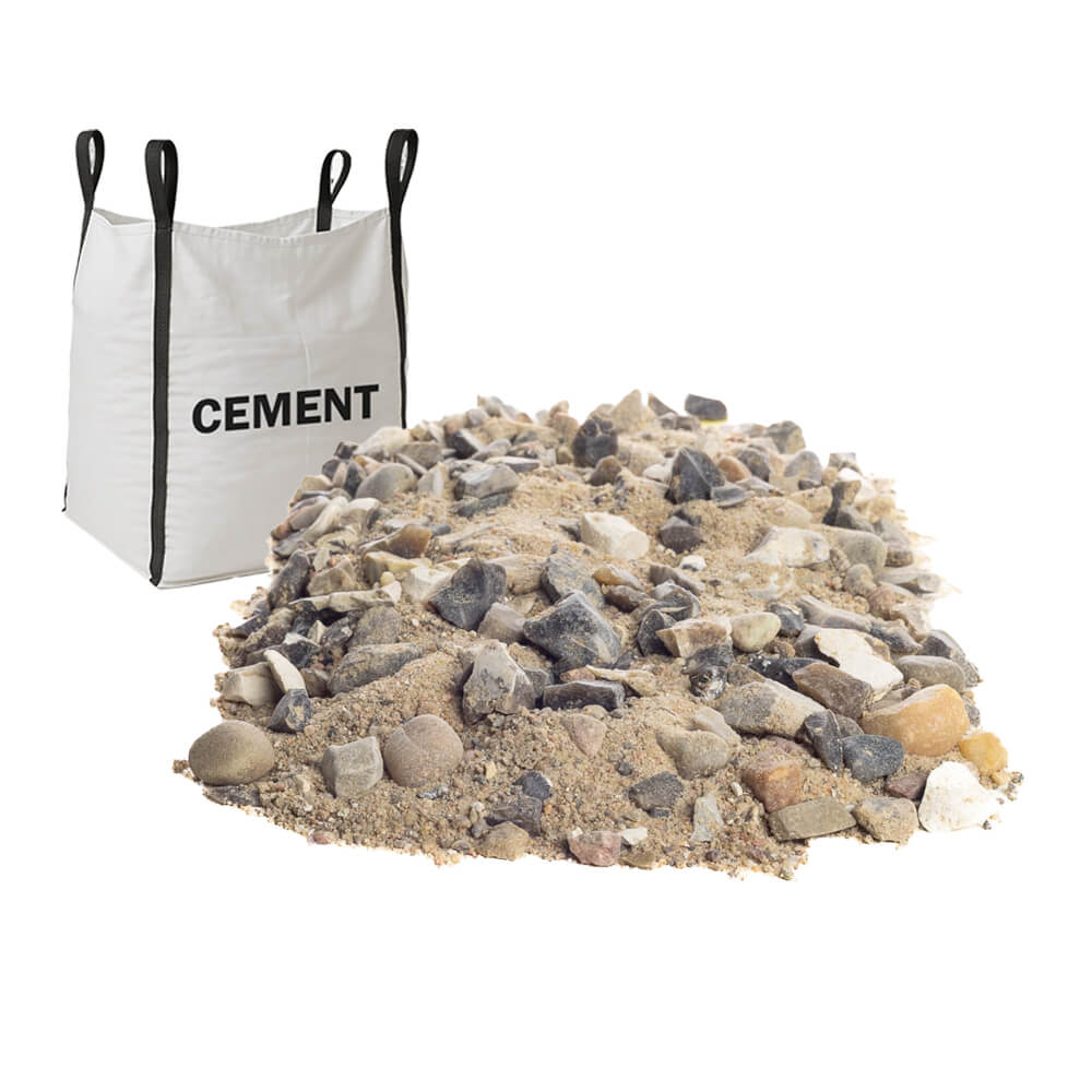 Støbemix 0-16 mm. + Cement