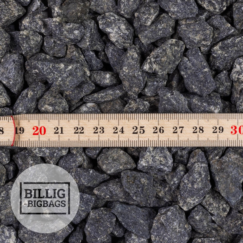 Mørkegrå Granitskærver 11-16 mm.