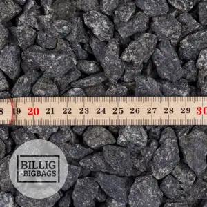 Mørkegrå Granitskærver 11-16 mm.