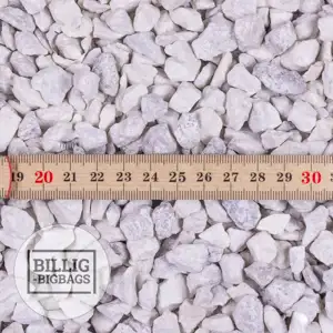 Hvide Granitskærver 8-11 mm.