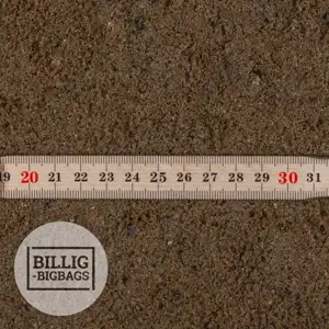 Afrettergrus / Flisesand 0-4 mm.