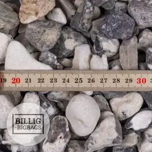 Hvide Nøddesten 16-32 mm.