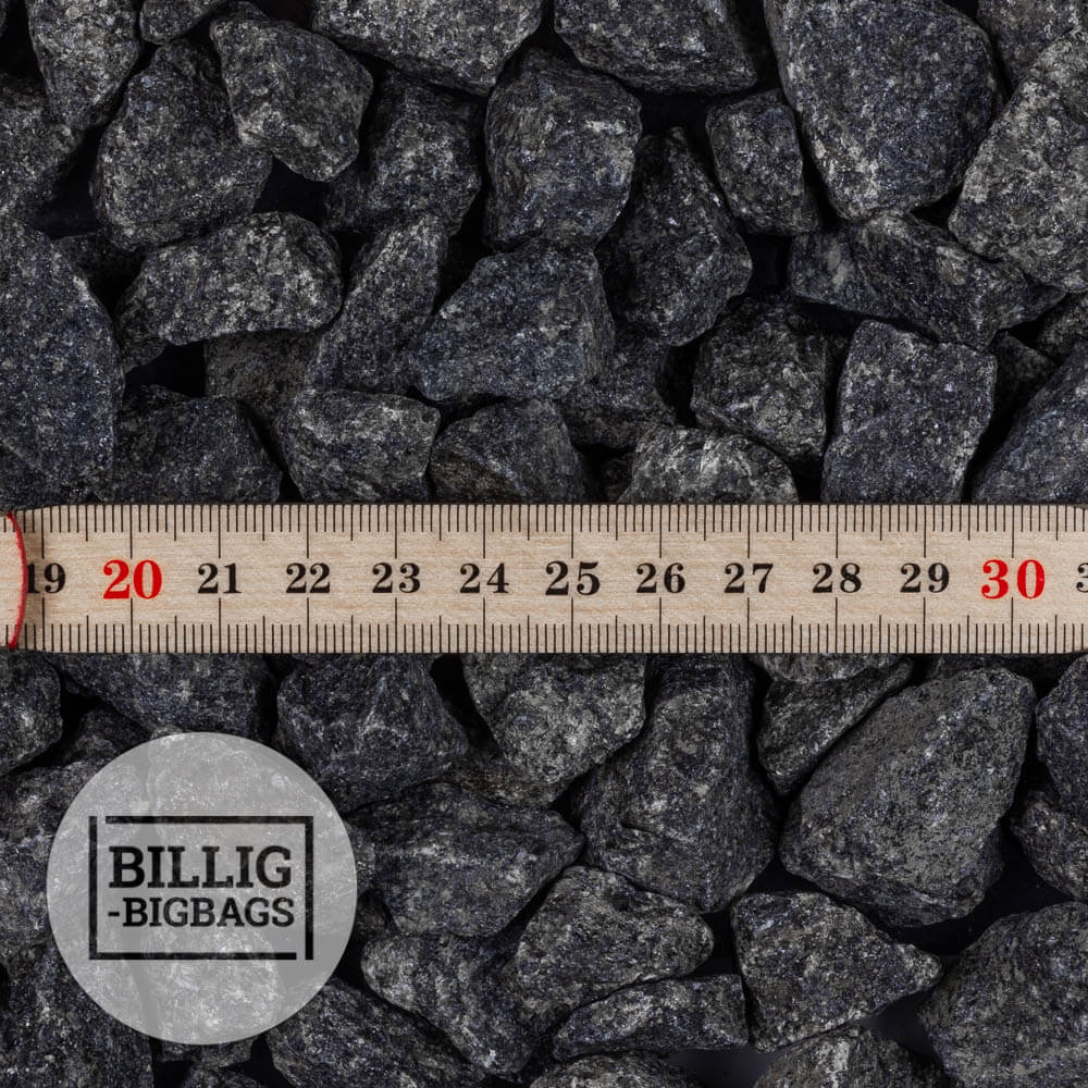 Sorte Granitskærver 16-22 mm.