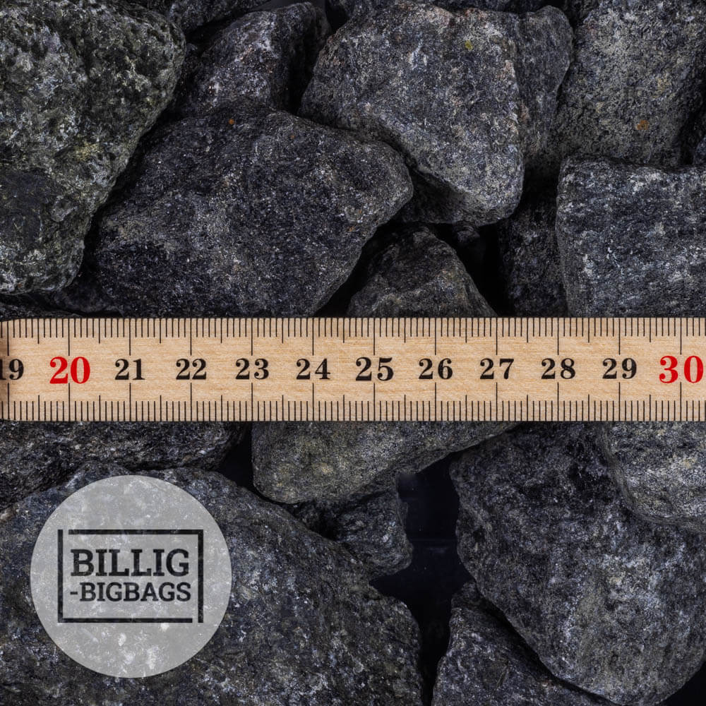 Sorte Granitskærver 32-45 mm.